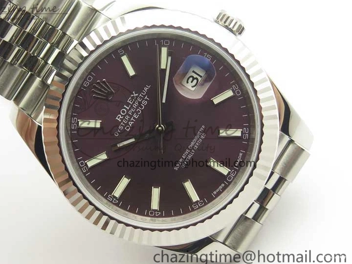 Dial SS Stick 1:1 version on Markers Jubilee Purple A3235 DateJust Edition New 126334 Bracelet Best REF 0727